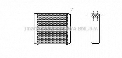 AVA QUALITY COOLING ol6206 -  Теплообменник, отопление салона